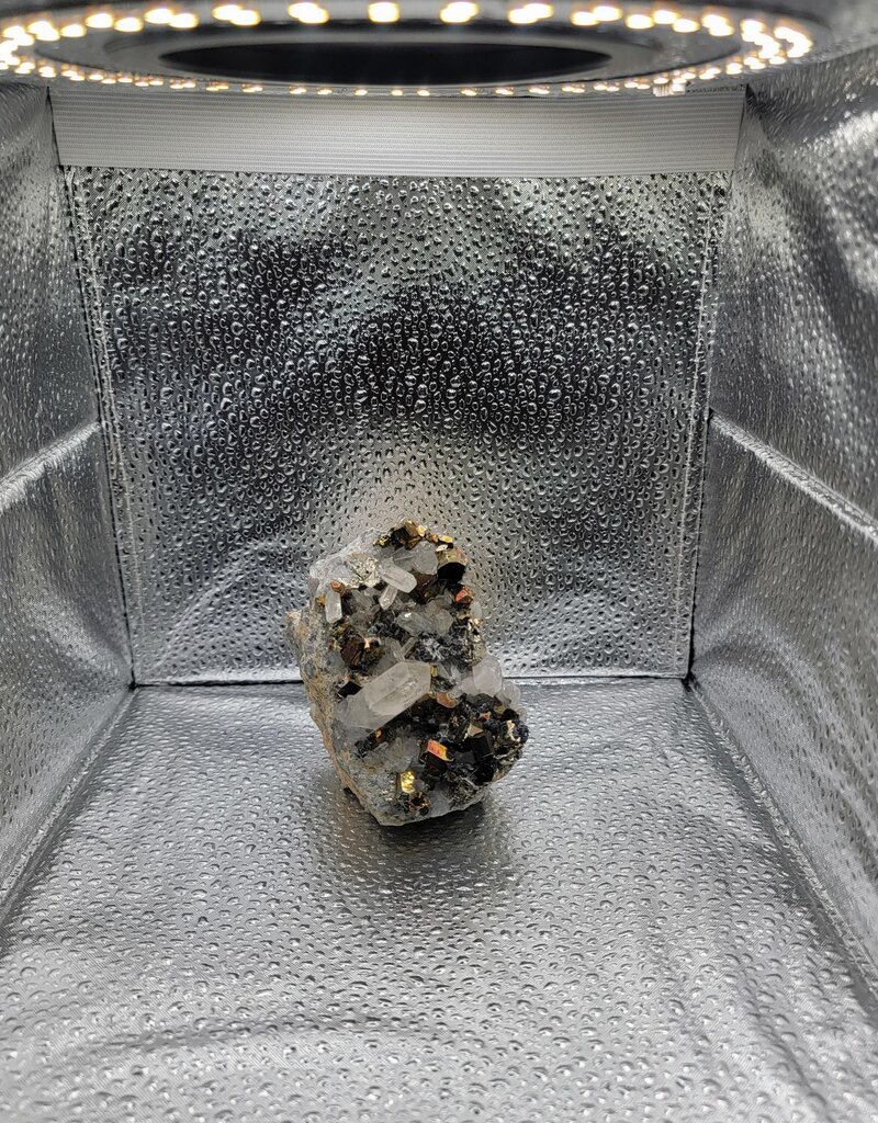 Pyrite & Quartz Cluster - Gemstone 11