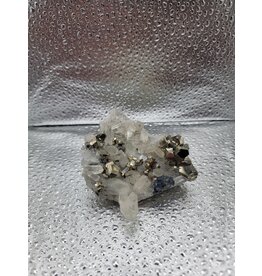 Pyrite & Quartz Cluster - Gemstone 13