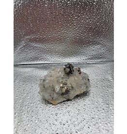 Pyrite & Quartz Cluster - Gemstone 14