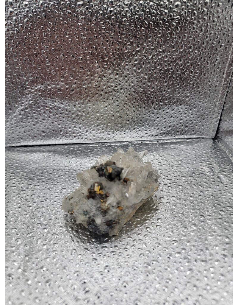 Pyrite & Quartz Cluster - Gemstone 14