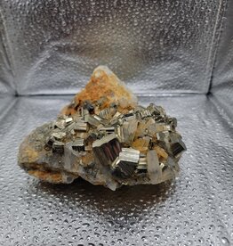 Pyrite & Quartz Cluster - Gemstone 3