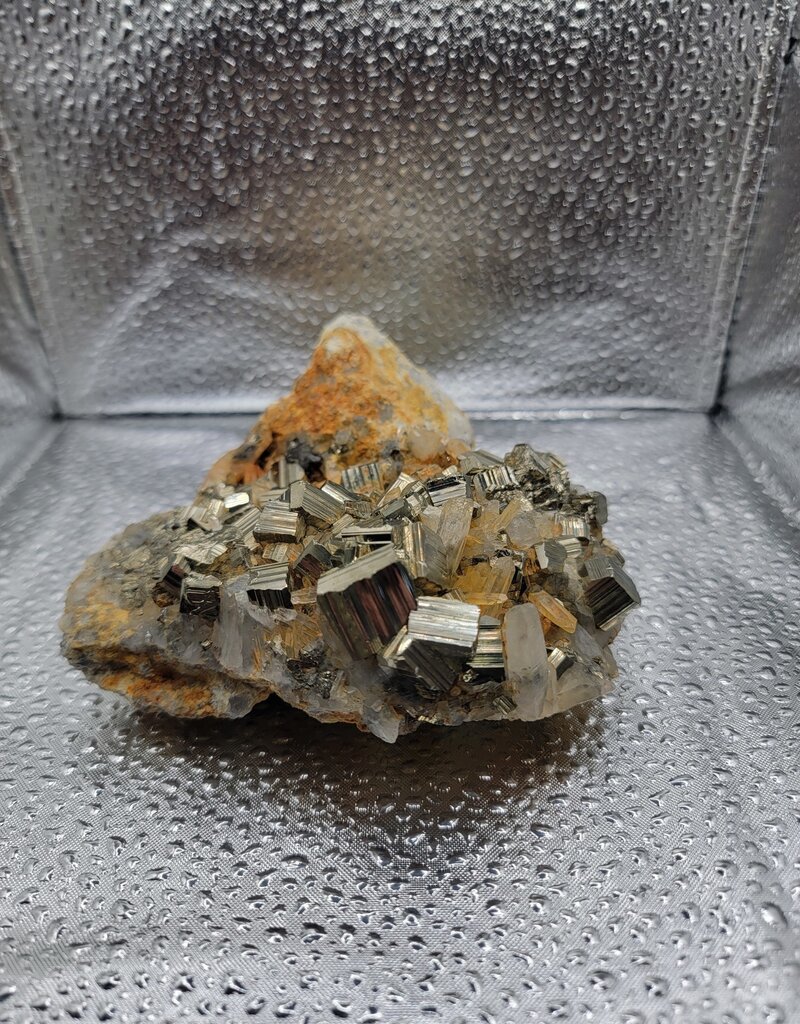 Pyrite & Quartz Cluster - Gemstone 3