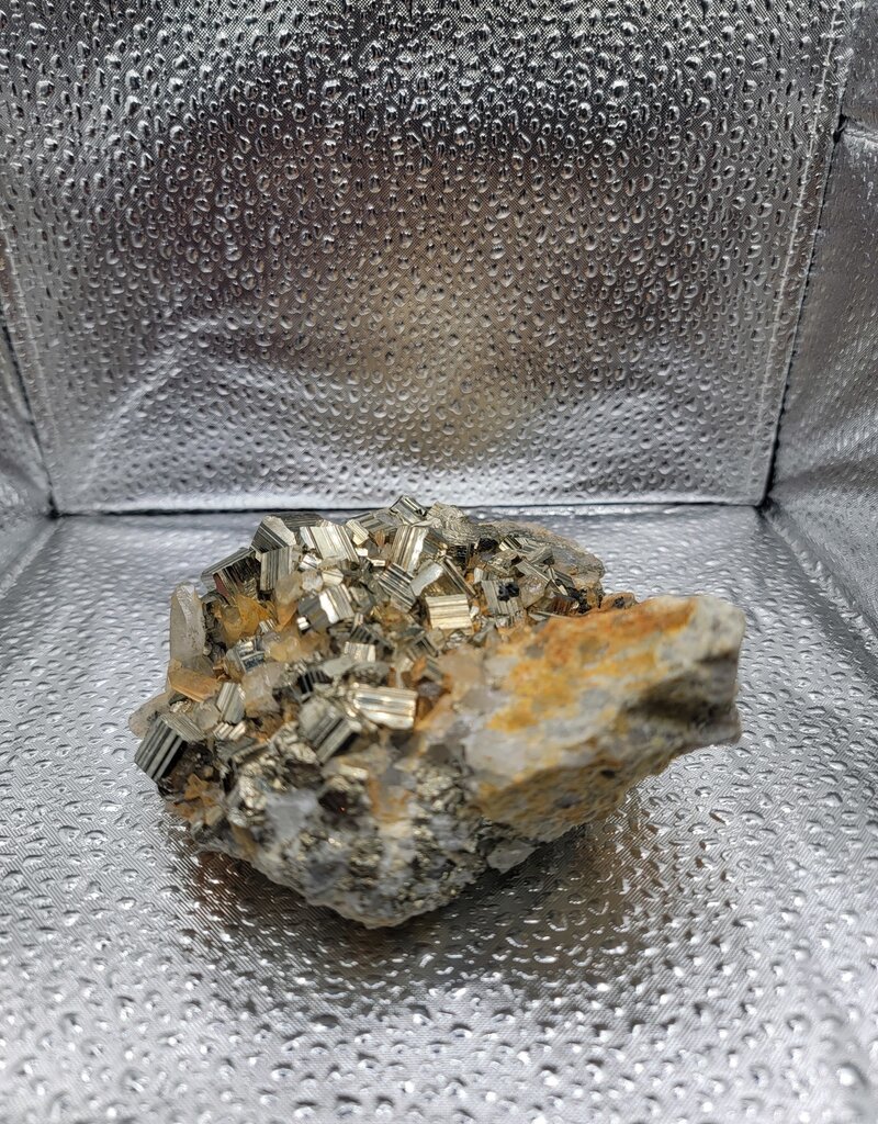 Pyrite & Quartz Cluster - Gemstone 3