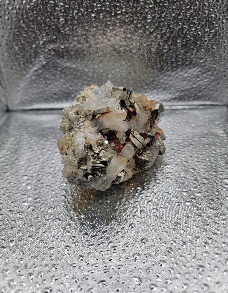 Pyrite & Quartz Cluster - Gemstone 4