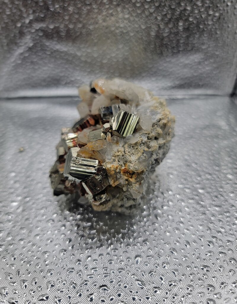 Pyrite & Quartz Cluster - Gemstone 4
