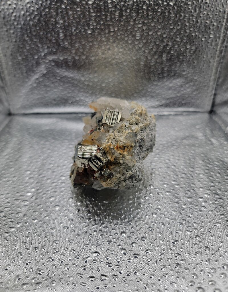 Pyrite & Quartz Cluster - Gemstone 4