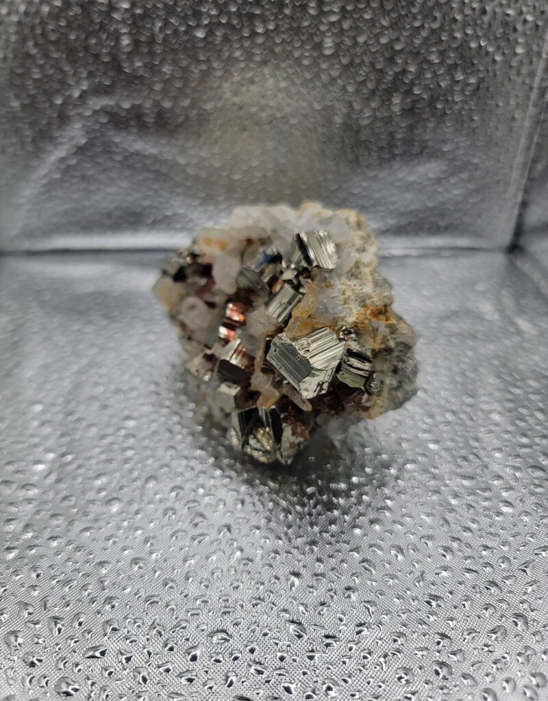 Pyrite & Quartz Cluster - Gemstone 4