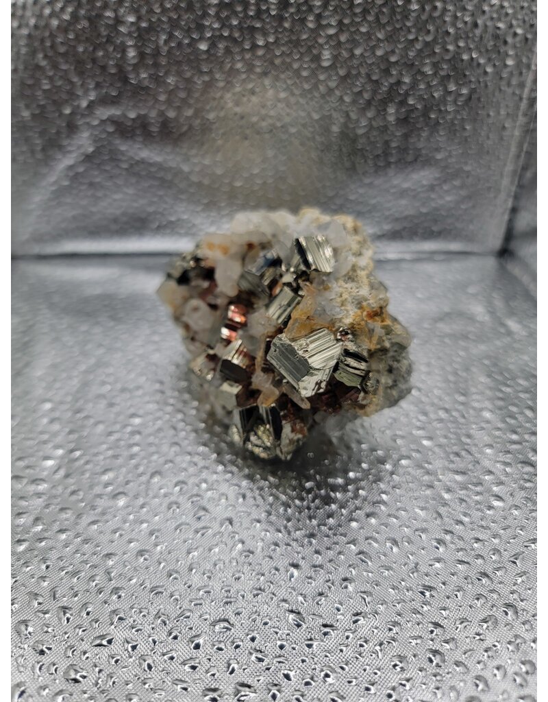 Pyrite & Quartz Cluster - Gemstone 4