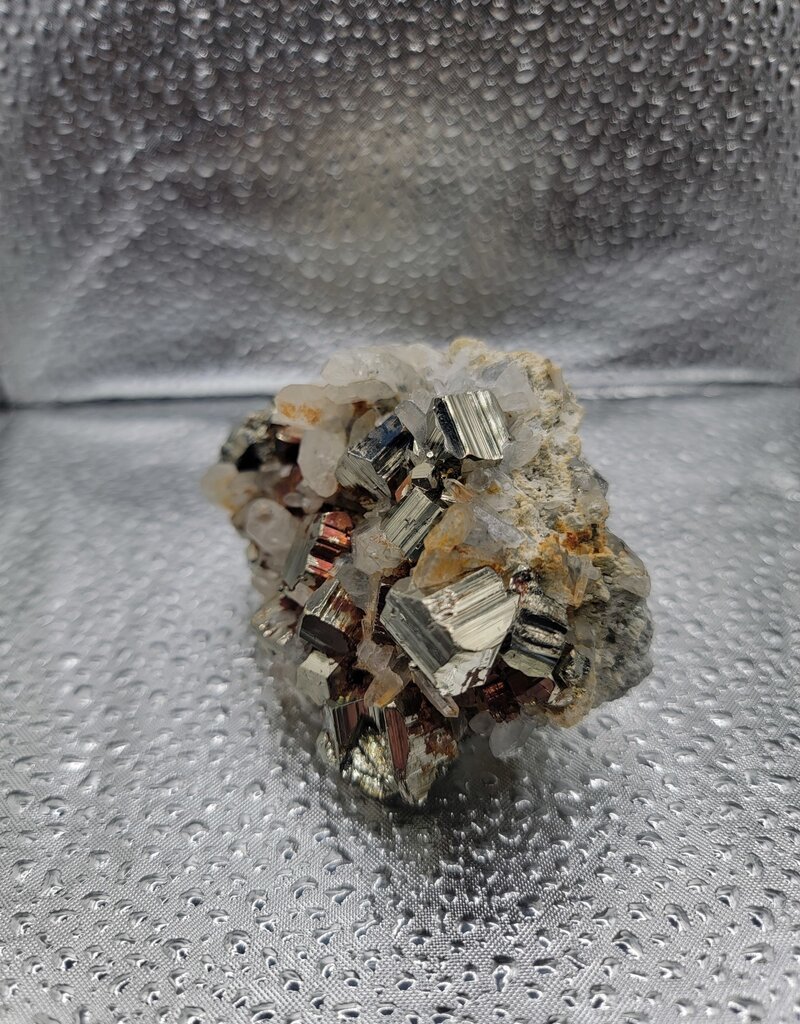 Pyrite & Quartz Cluster - Gemstone 4