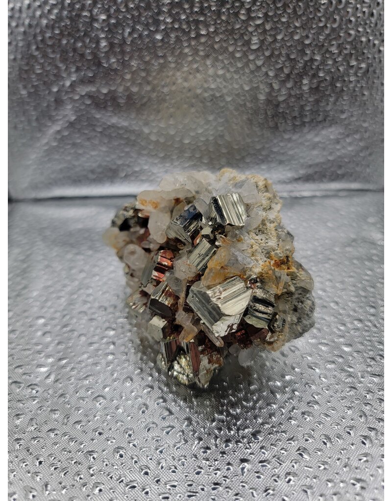 Pyrite & Quartz Cluster - Gemstone 4