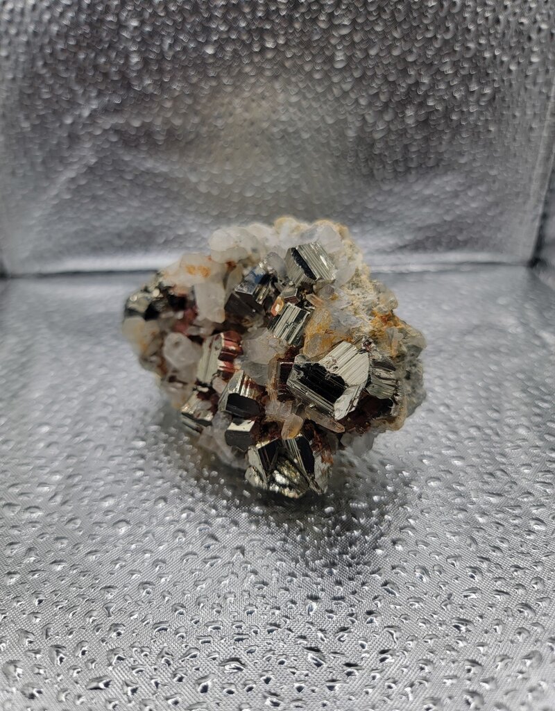 Pyrite & Quartz Cluster - Gemstone 4