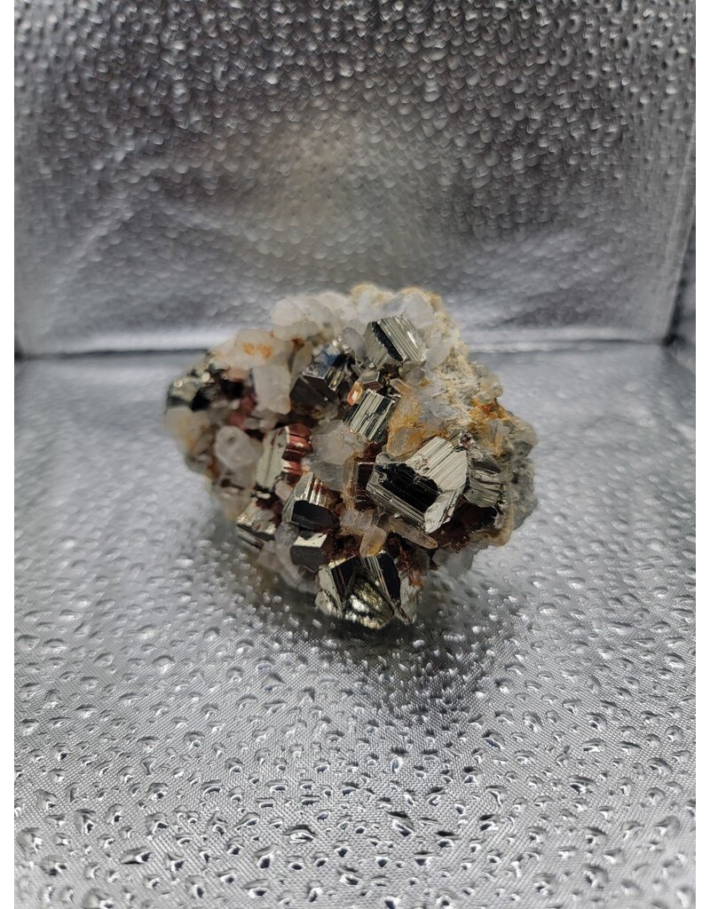 Pyrite & Quartz Cluster - Gemstone 4
