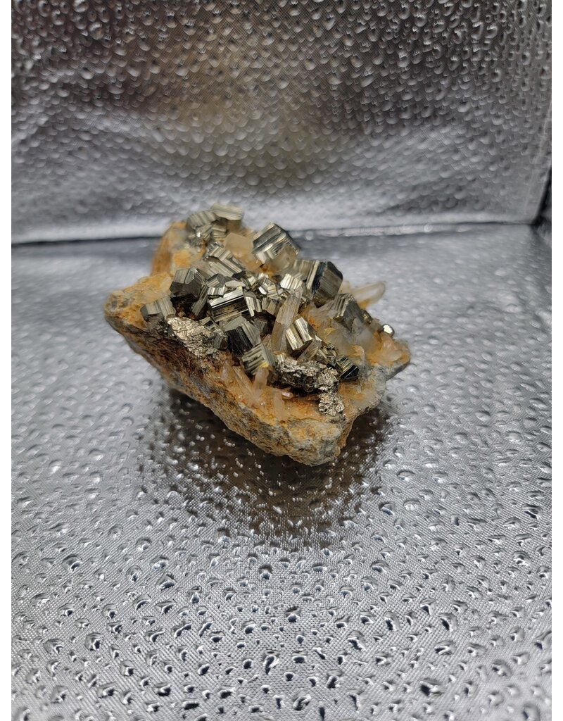 Pyrite & Quartz Cluster - Gemstone 6