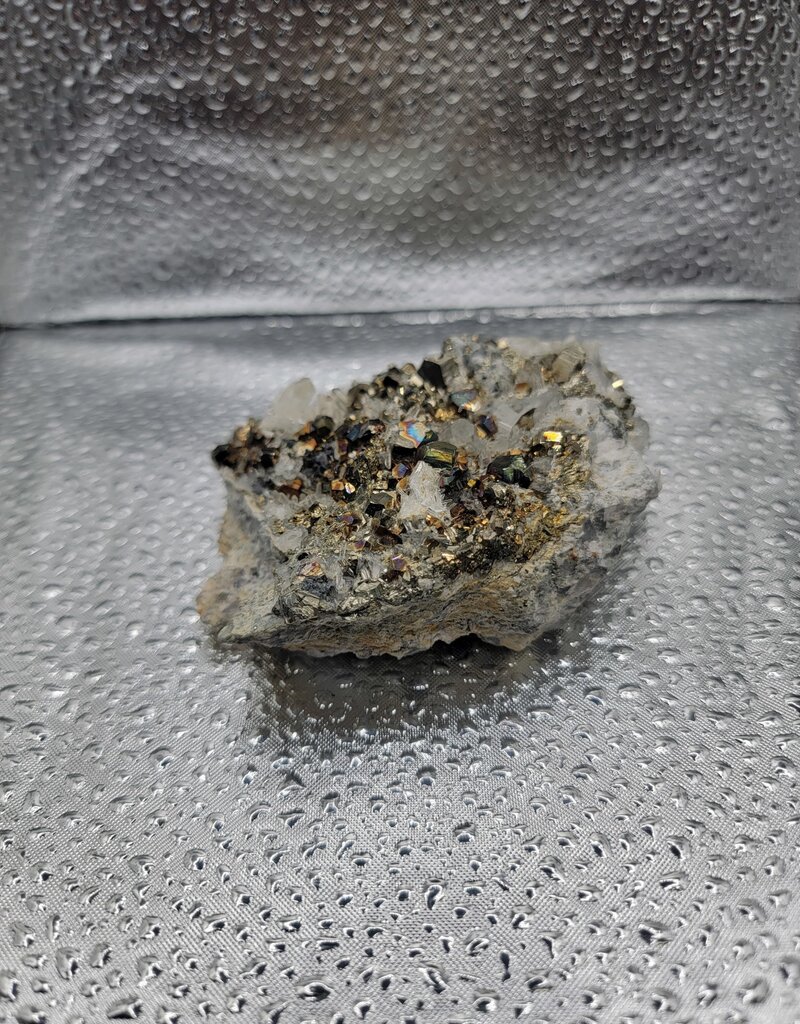 Pyrite & Quartz Cluster - Gemstone 8