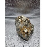 Pyrite & Quartz Cluster - Gemstone 20