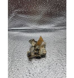 Pyrite & Quartz Cluster - Gemstone 24