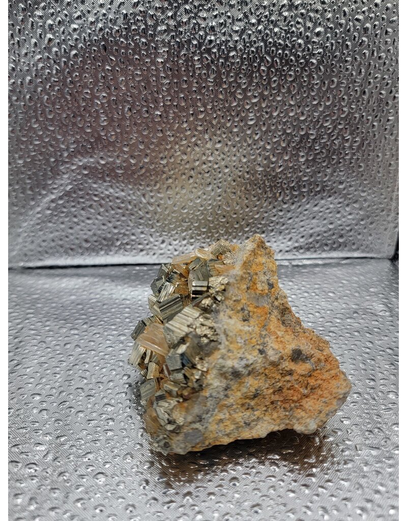 Pyrite & Quartz Cluster - Gemstone 30