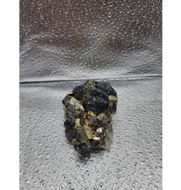 Pyrite & Quartz Cluster - Gemstone 28