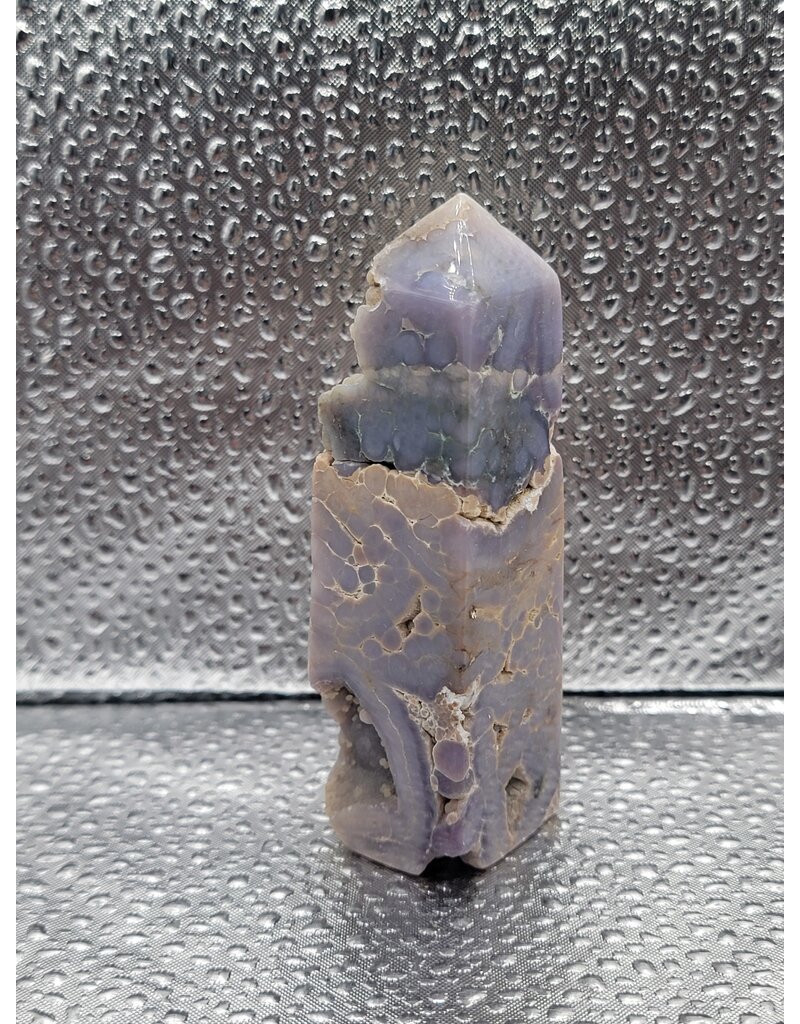 Grape Agate Tower - Gemstone GA4