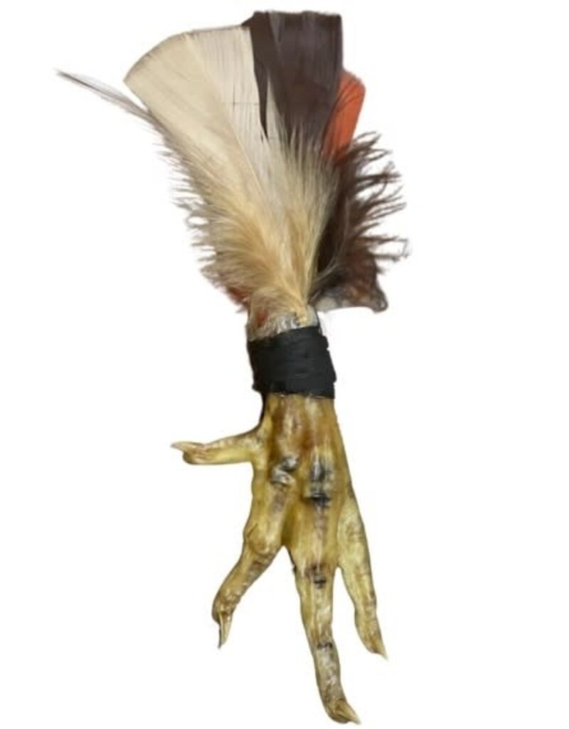 Authentic New Orleans Hoodoo Chicken Foot Amulet/Brown