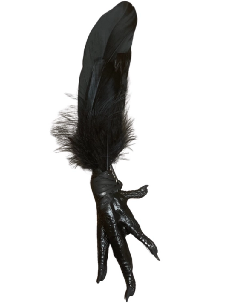 Authentic New Orleans Hoodoo Chicken Foot Amulet/Black