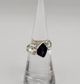 Ring Size 6.5 - Sterling Silver - Amethyst