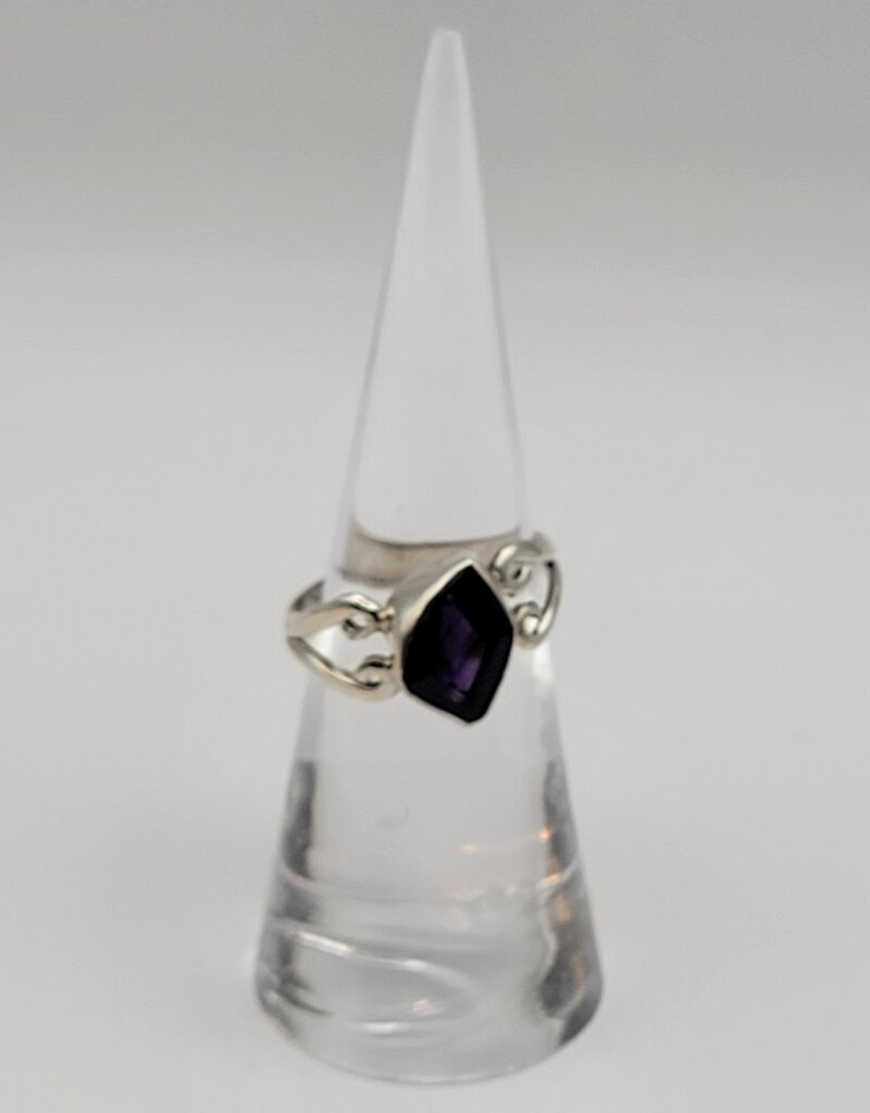 Ring Size 6.5 - Sterling Silver - Amethyst