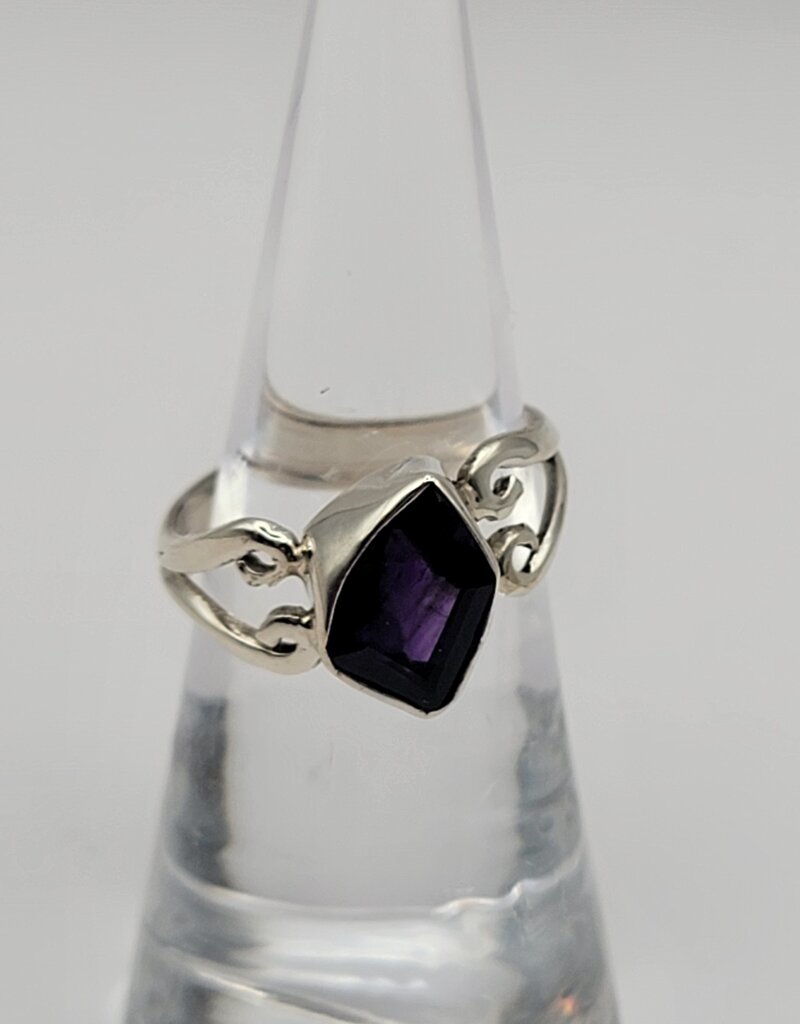 Ring Size 6.5 - Sterling Silver - Amethyst