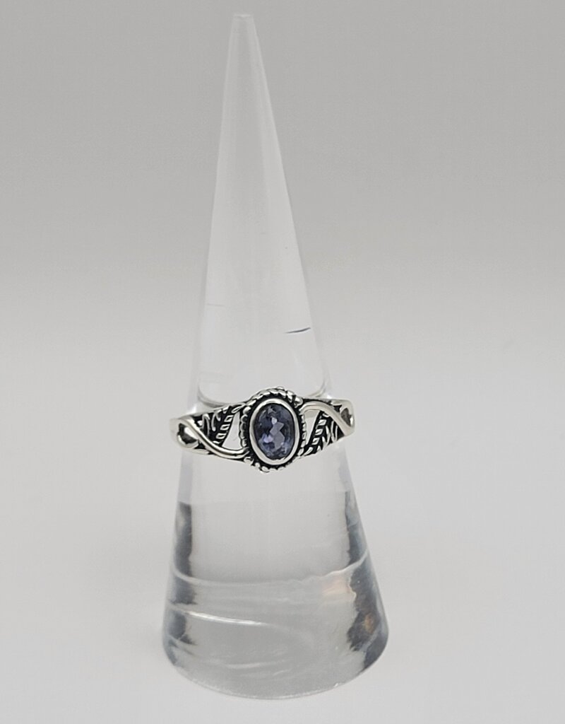 Ring Size 6.75 - Sterling Silver - Amethyst