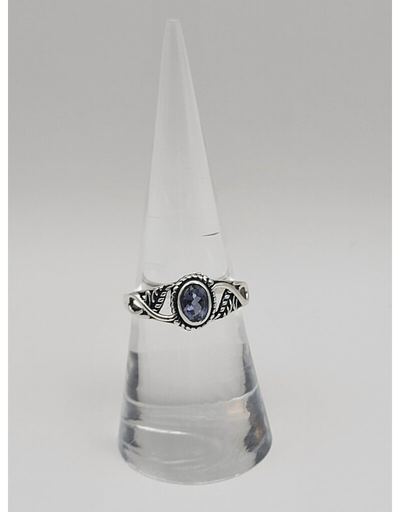 Ring Size 6.75 - Sterling Silver - Amethyst