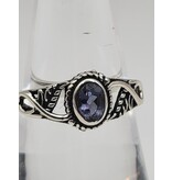 Ring Size 6.75 - Sterling Silver - Amethyst