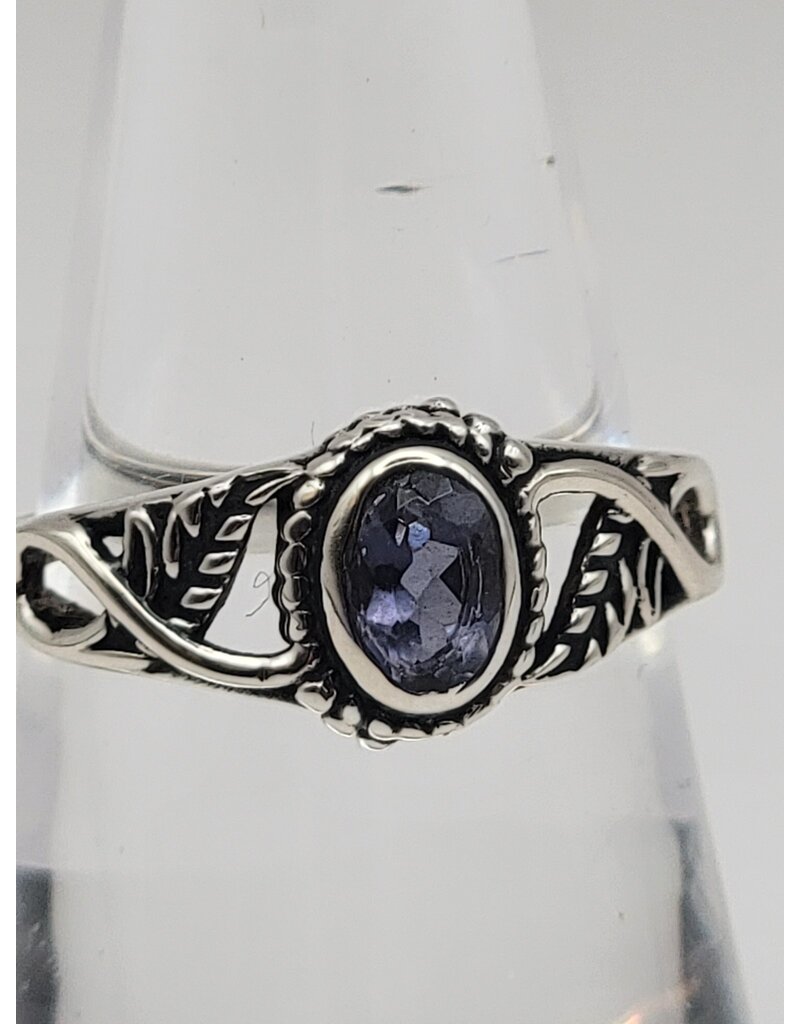 Ring Size 6.75 - Sterling Silver - Amethyst
