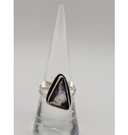 Sterling Silver Amethyst Ring Sz 7.5