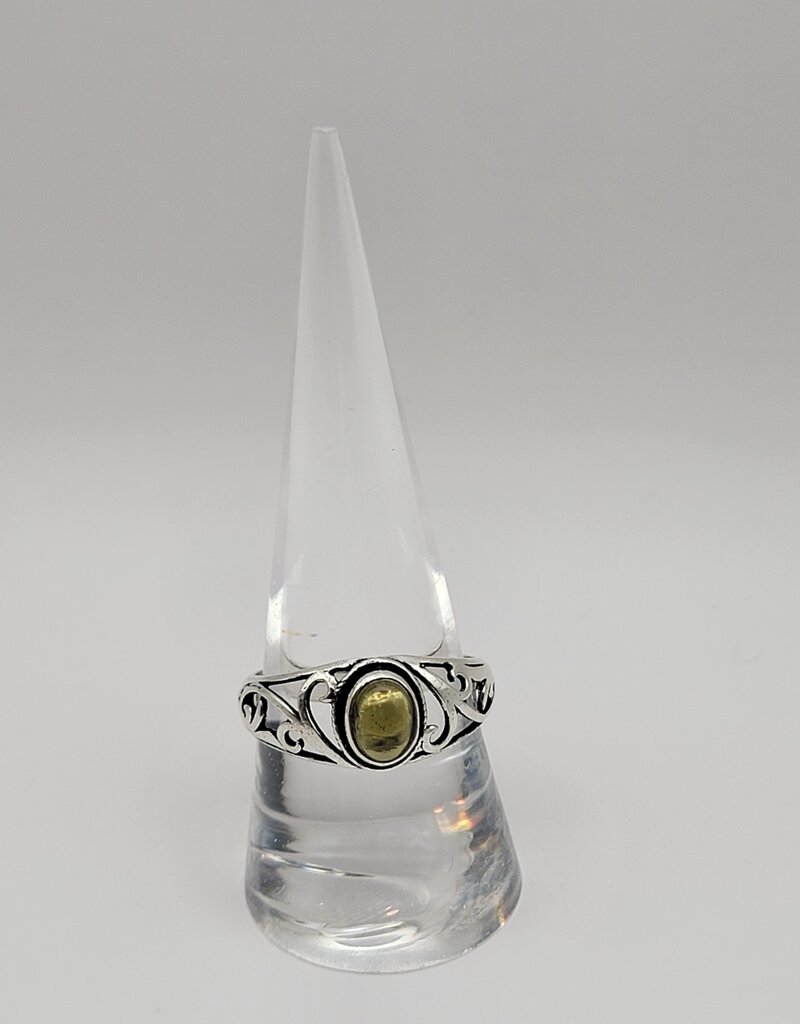 Ring Size 10 - Sterling Silver - Citrine