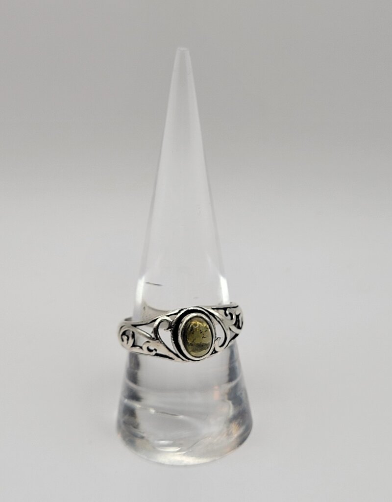 Ring Size 10 - Sterling Silver - Citrine
