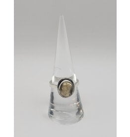 Ring Size 7.5 - Sterling Silver - Citrine