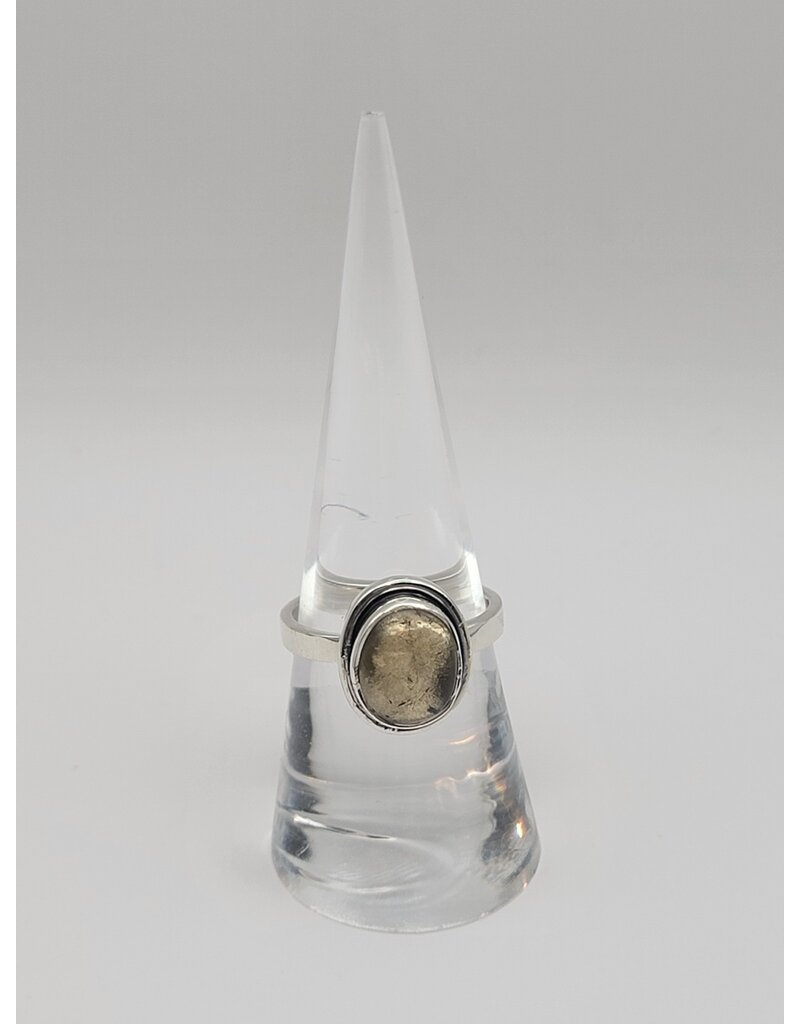 Ring Size 7.5 - Sterling Silver - Citrine