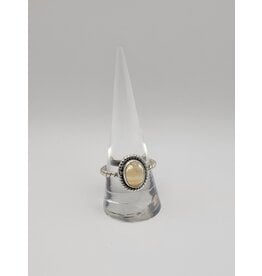 Ring Size 9.5 - Sterling Silver - Citrine