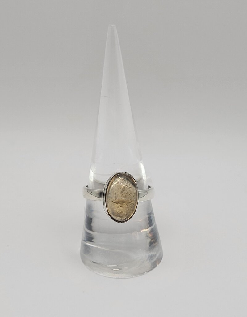 Ring Size 9 - Sterling Silver - Citrine