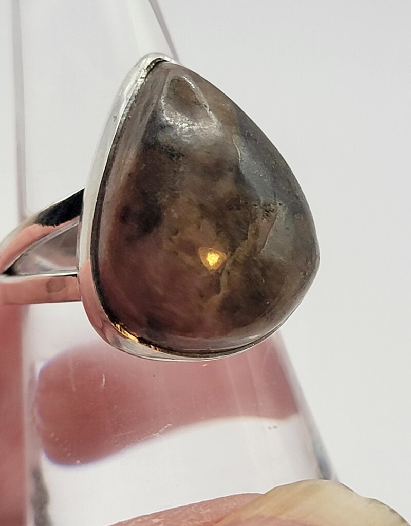 Ring Size 6 - Sterling Silver - Chiatstolite