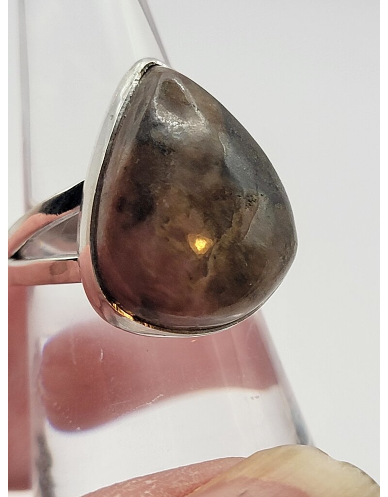 Sterling Silver Chiatstolite Ring Sz 6