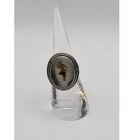 Ring Size 5.75 Sterling Silver - Dendritic Agate