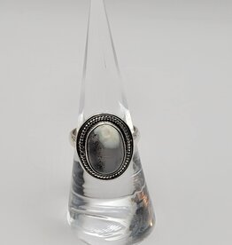 Ring Size 6 - Sterling Silver - Dendritic Agate