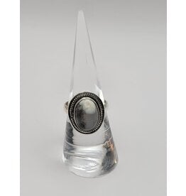 Ring Size 6 - Sterling Silver - Dendritic Agate