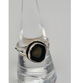 Ring Size 8 - Sterling Silver - Smoky Quartz
