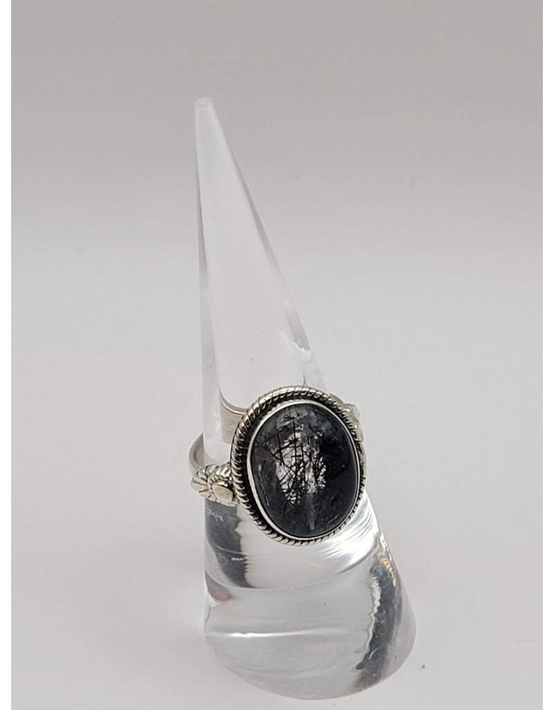 Ring Size 6.5 - Sterling Silver - Rutilated Quartz