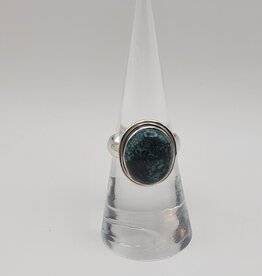 Ring Size 6.5 - Sterling Silver - Turquoise