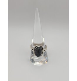 Sterling Silver Labradorite Ring Sz 10