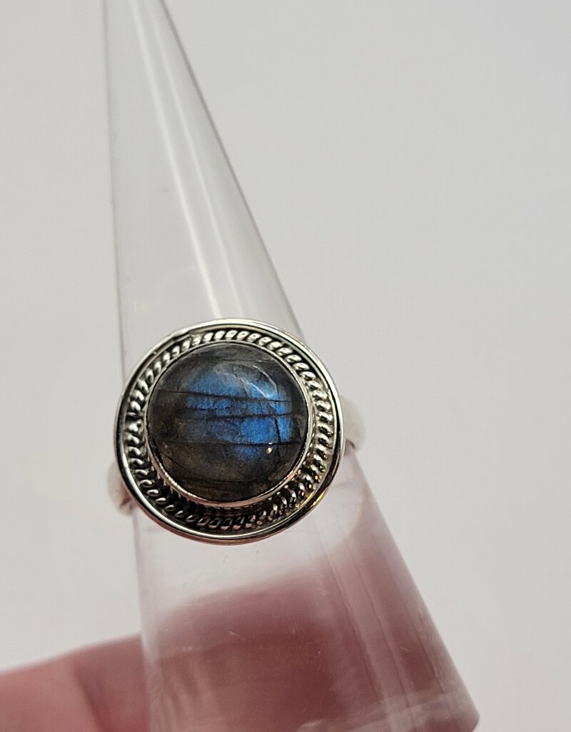 Ring Size 6.5 - Sterling Silver - Labradorite