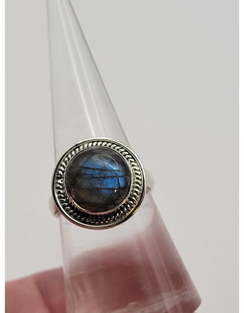 Ring Size 6.5 - Sterling Silver Labradorite